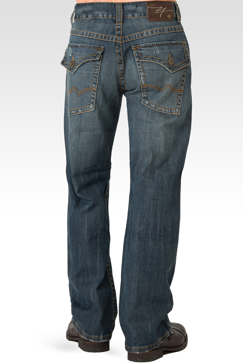 【AAKE】BACK POCKET BOOTCUT DENIM LV105168-819TEARIU-