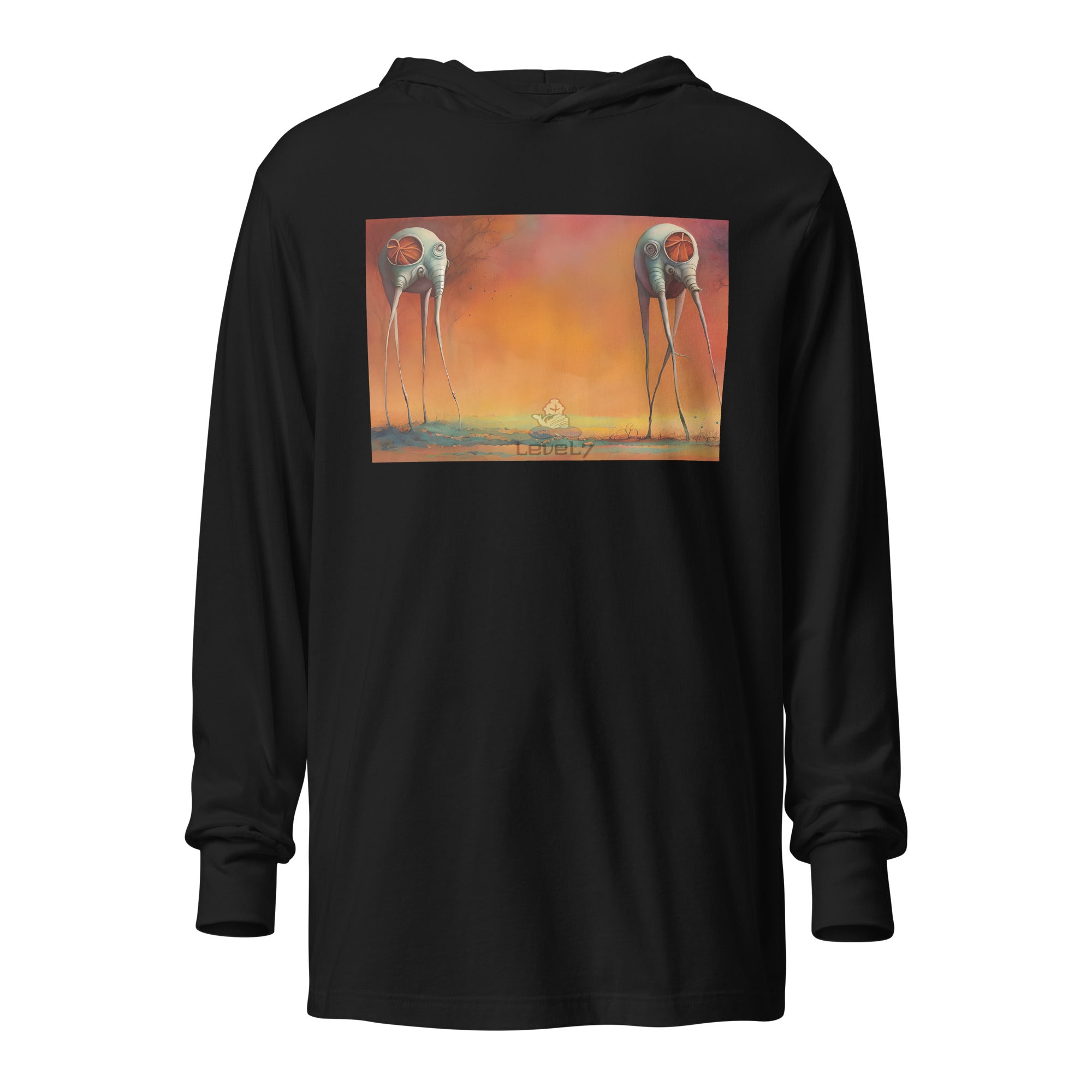 Peaceful Place Men's Hooded long-sleeve tee