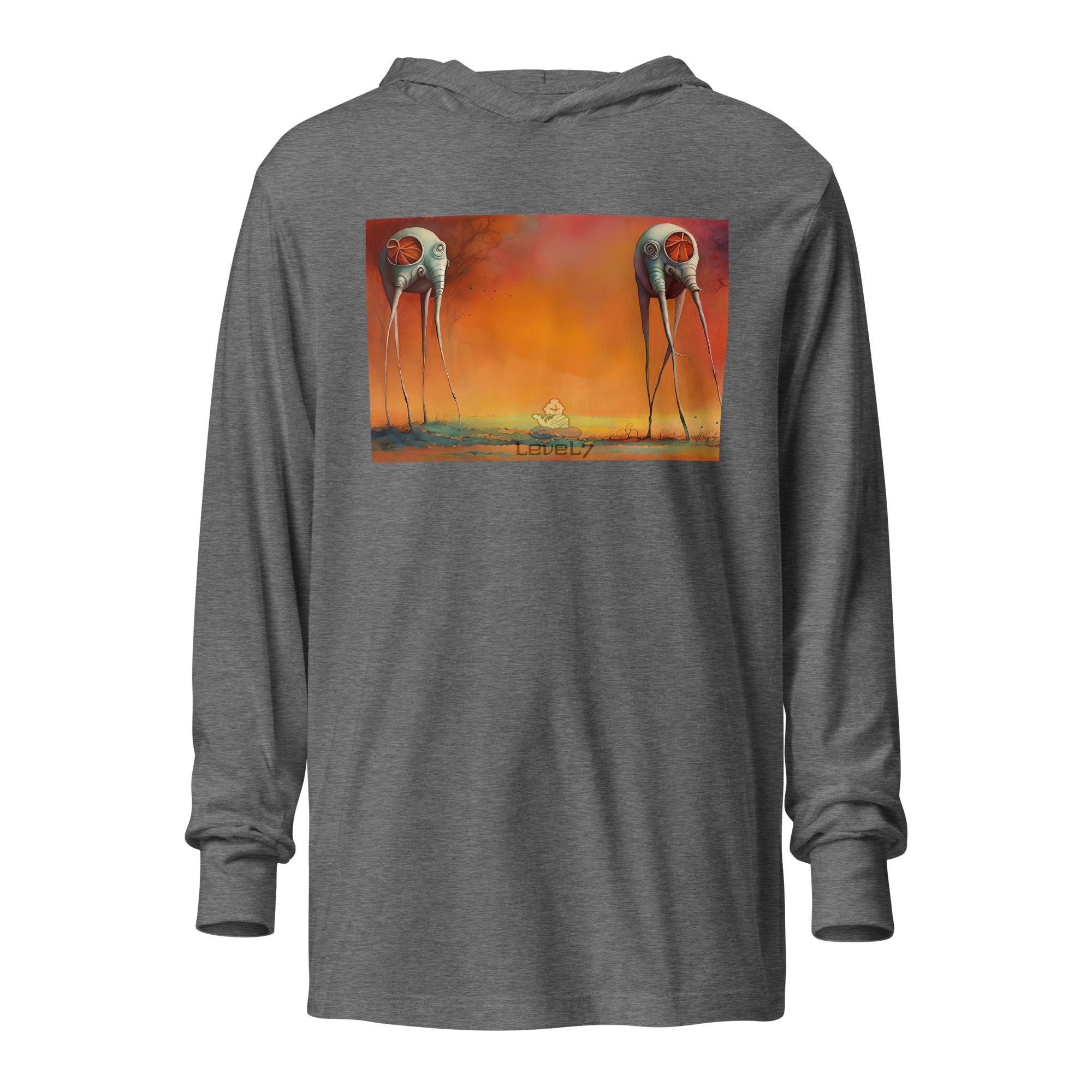 Peaceful Place Men's Hooded long-sleeve tee