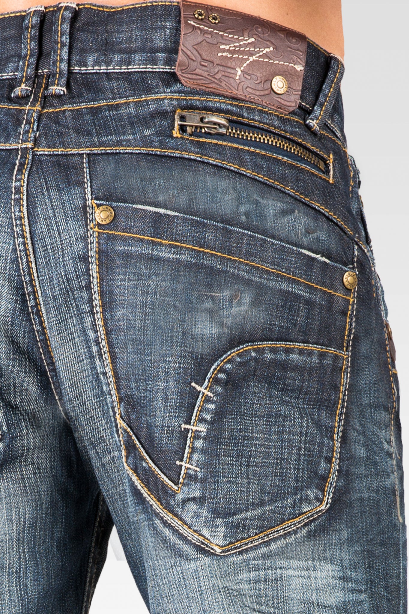 Level 7 Men's Relaxed Bootcut Black coated Hand sanded 5-Pocket Jeans  Premium Denim – Level 7 Jeans