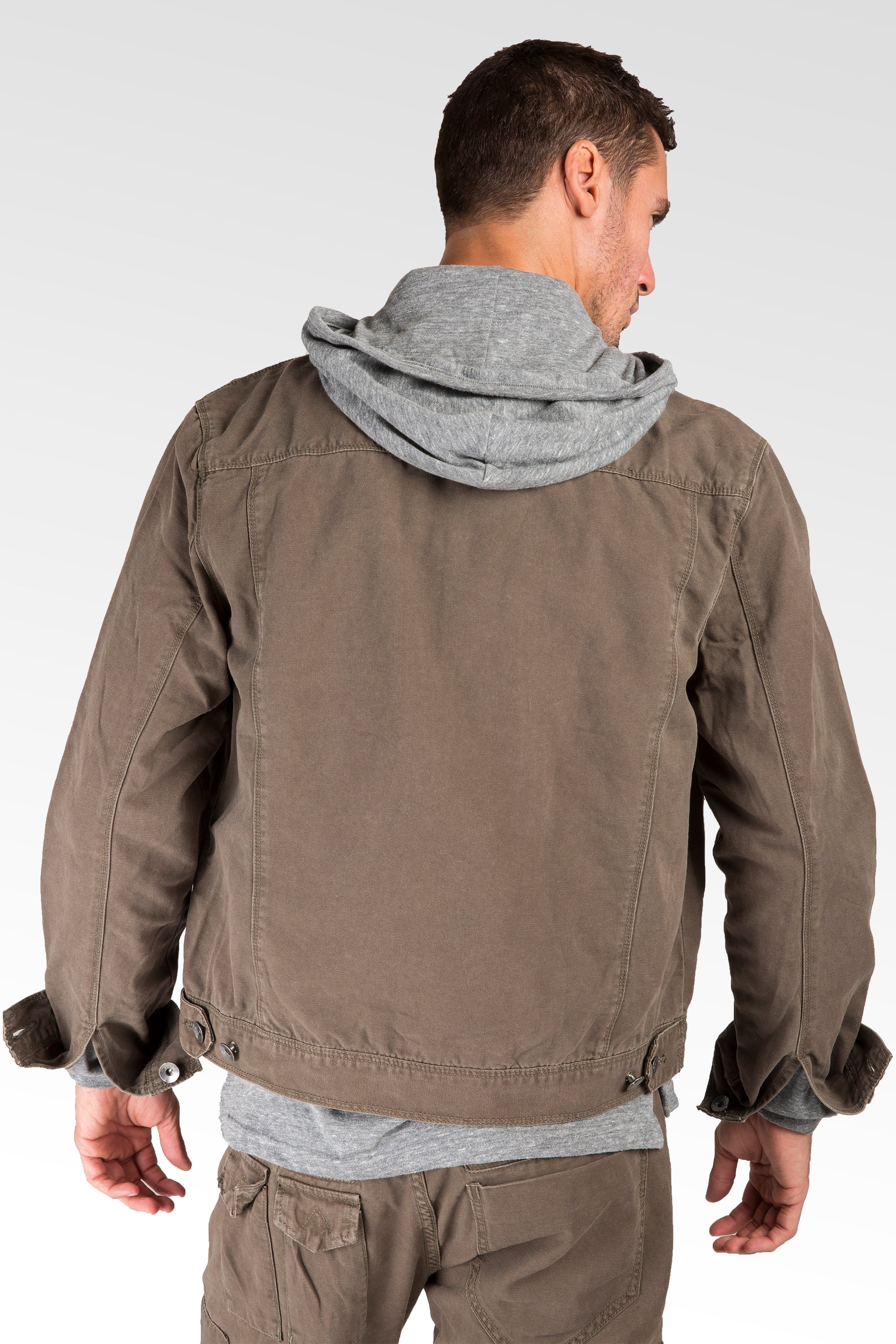 Trucker canvas jacket hotsell
