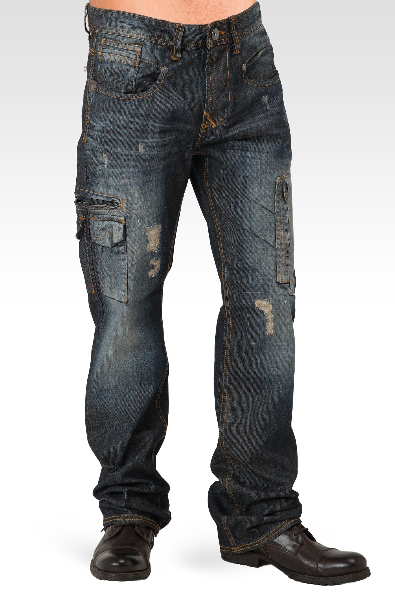 combat denim jeans