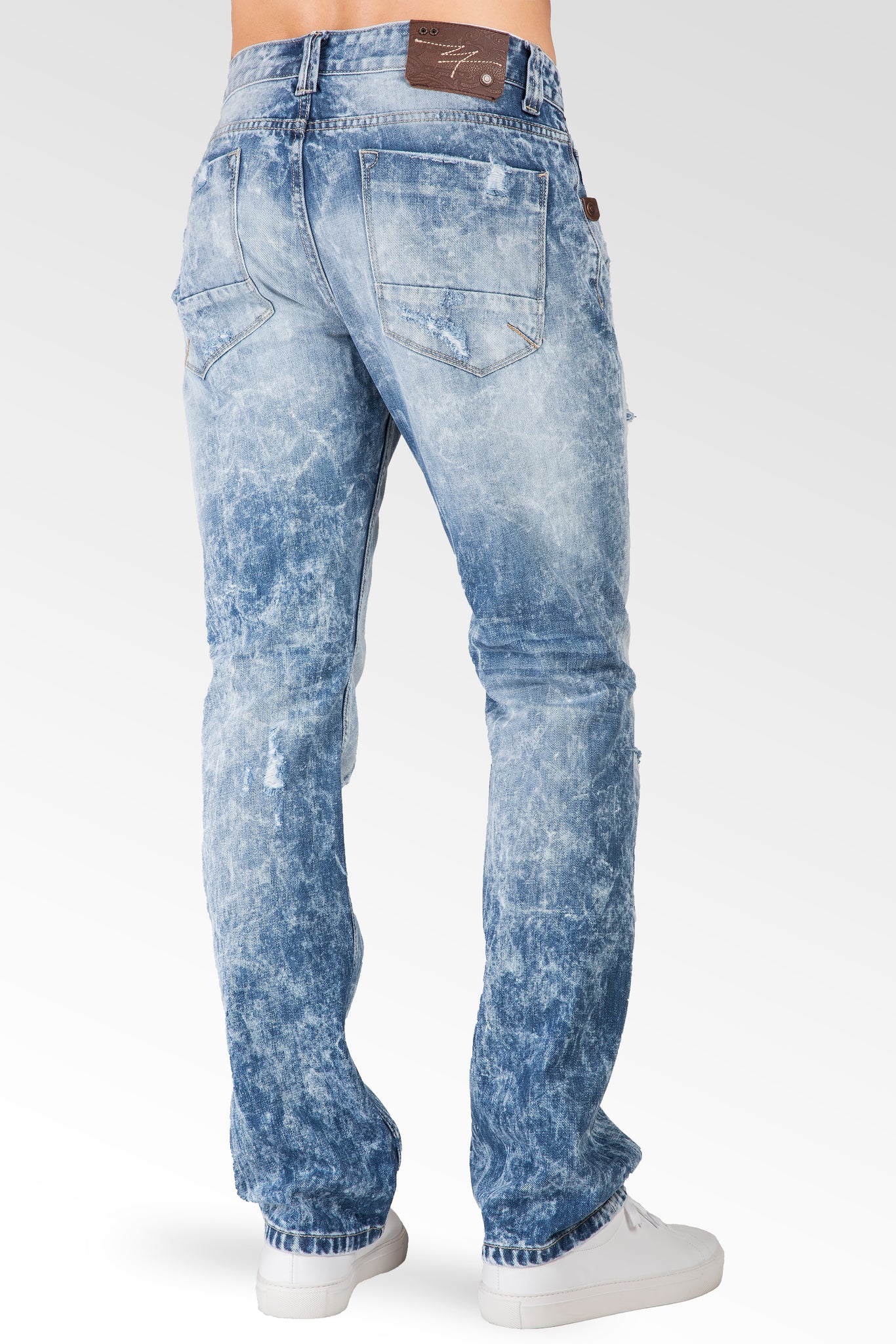 Trendy Royal Blue Denim | Modern Slim Fit Jeans | Au Noir