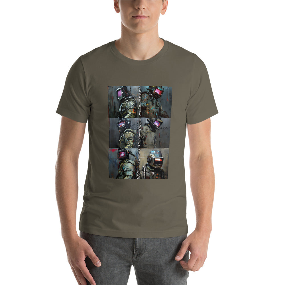 Men's Industrial Robotic Show Graphic T-Shirt