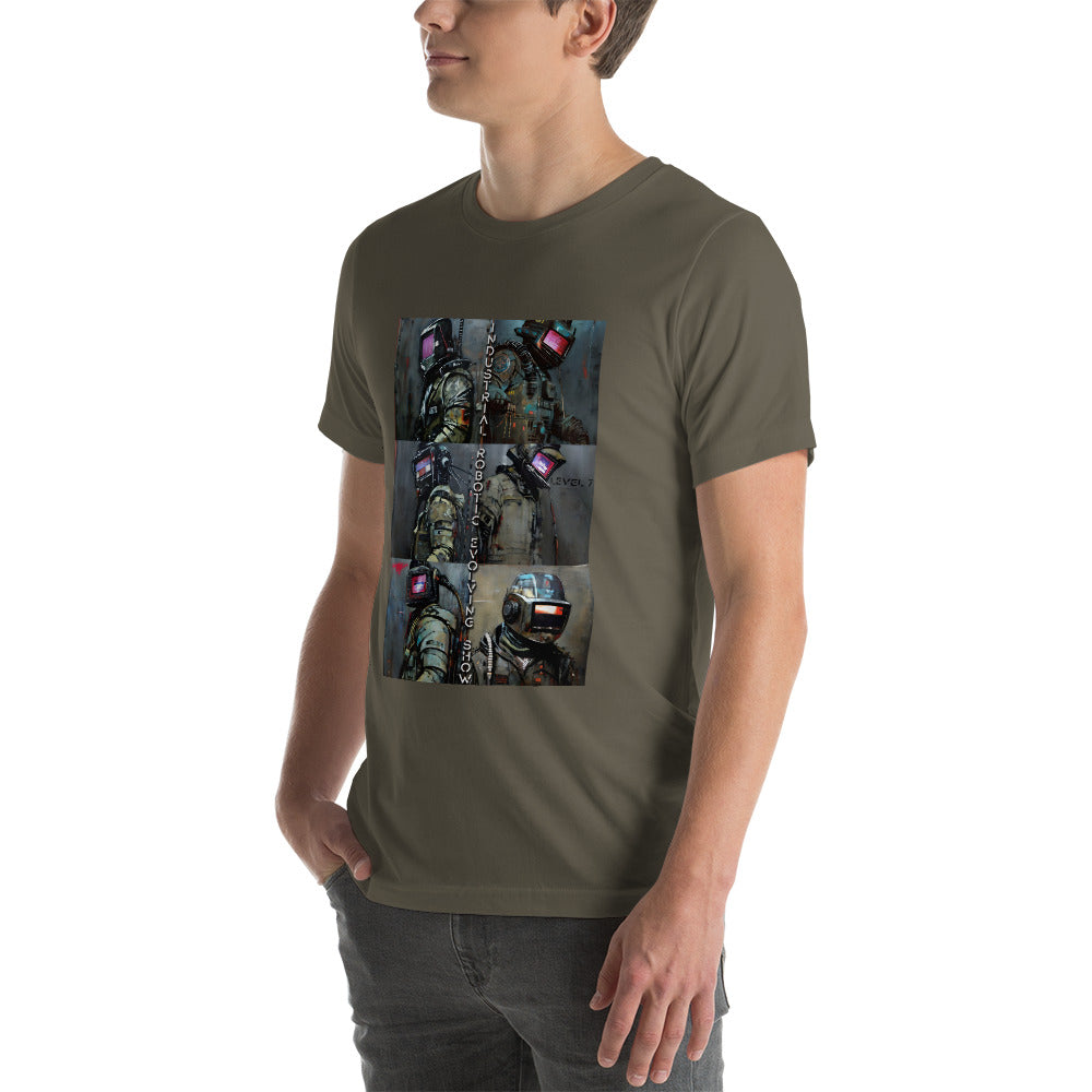 Men's Industrial Robotic Show Graphic T-Shirt