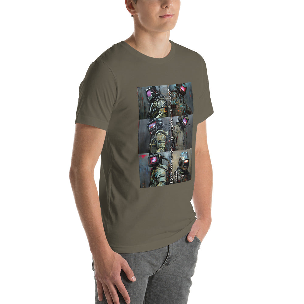 Men's Industrial Robotic Show Graphic T-Shirt