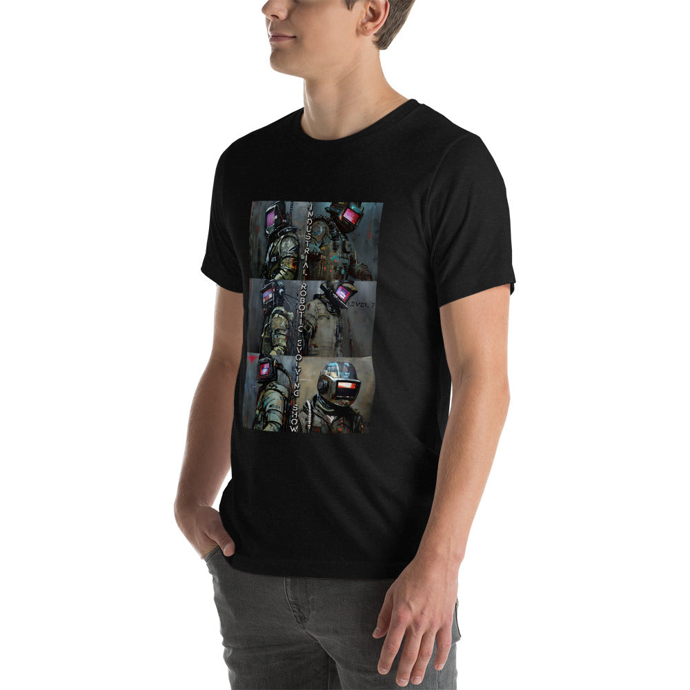 Men's Industrial Robotic Show Graphic T-Shirt