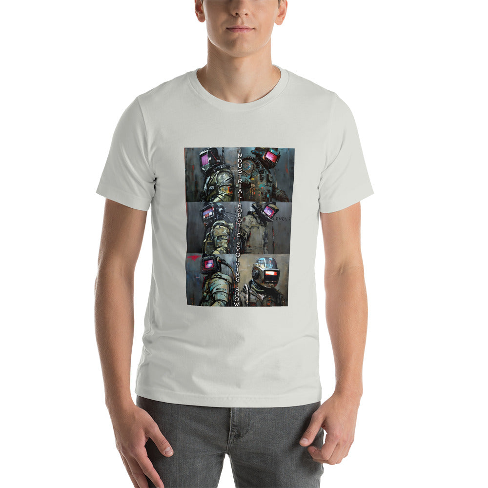 Men's Industrial Robotic Show Graphic T-Shirt